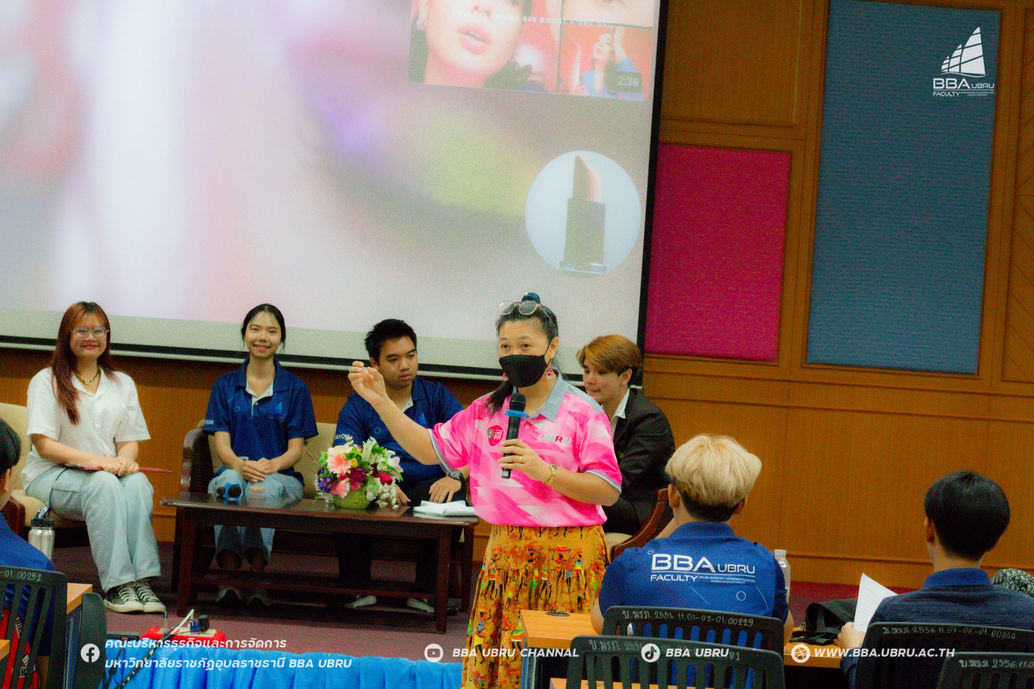 วันที่ 28 กุมภาพันธ์ 2568 คณะบริหารธุรกิจและการจัดการ ได้จัดกิจกรรมทวนสอบผลสัมฤทธิ์ทางการศึกษา  ในรายวิชา ศิลปะการพูดเพื่อการสื่อสาร