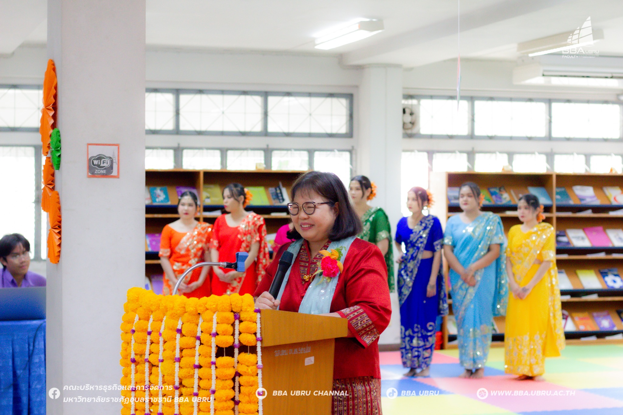 วันที่ 24 กพ. 68 เปิดมุมอินเดีย (India Corner) สำนักวิทยบริการและเทคโนโลยีสารสนเทศ มหาวิทยาลัยราชภัฏอุบลราชธานี