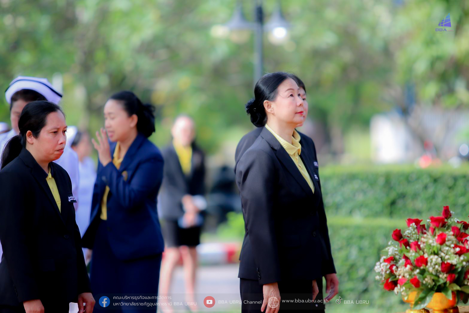 วันที่ 20 ต.ค. 68 คณะบริหารธุรกิจและการจัดการ ร่วมพิธีวางพานพุ่มสักการะ เนื่องในวันพยาบาลแห่งชาติ
