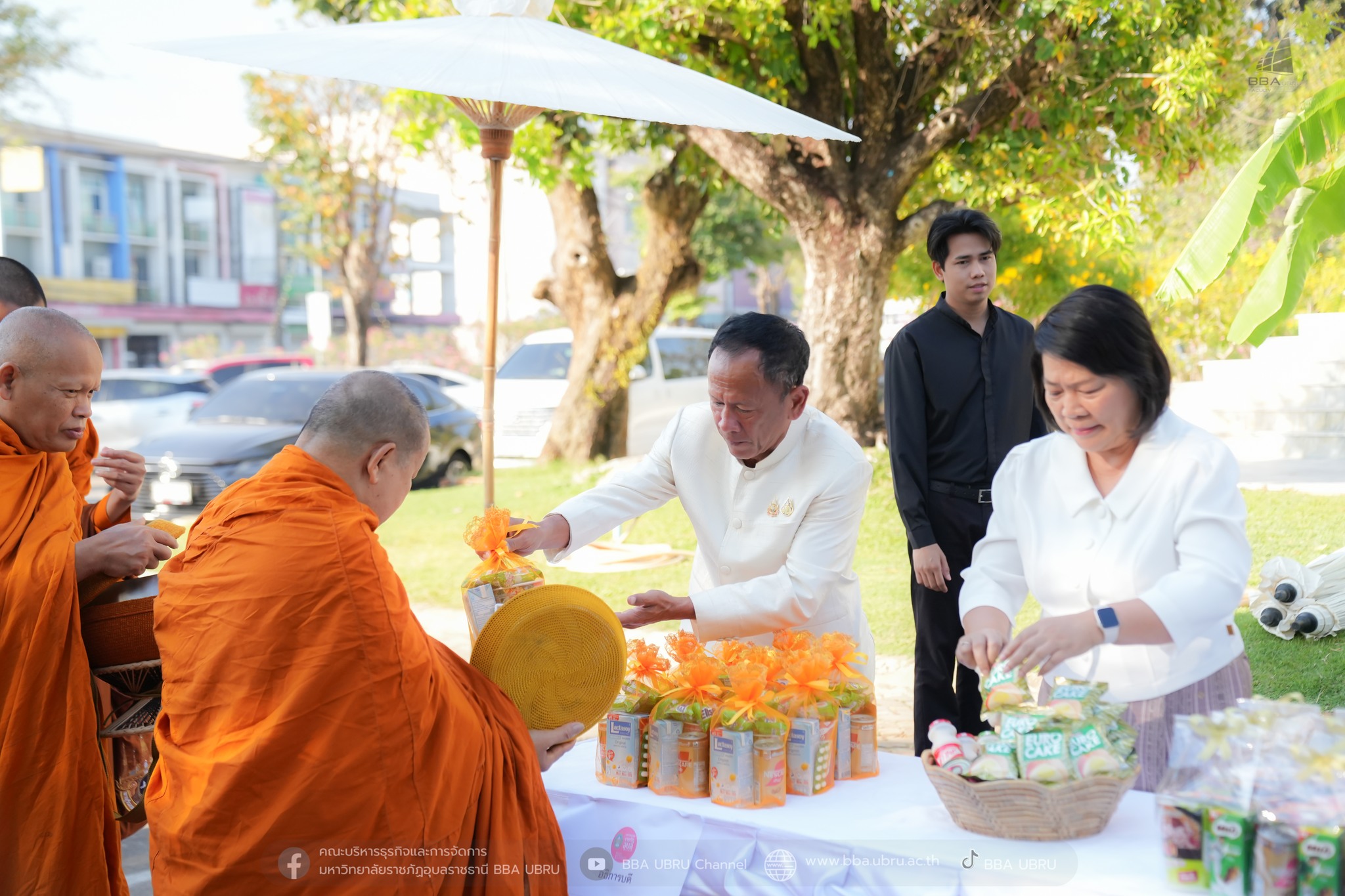 วันที่ 13 กุมภาพันธ์ 2569 ทำบุญตักบาตร เนื่องในโอกาสครบรอบ 34 ปี พระราชทานนามราชภัฏ
