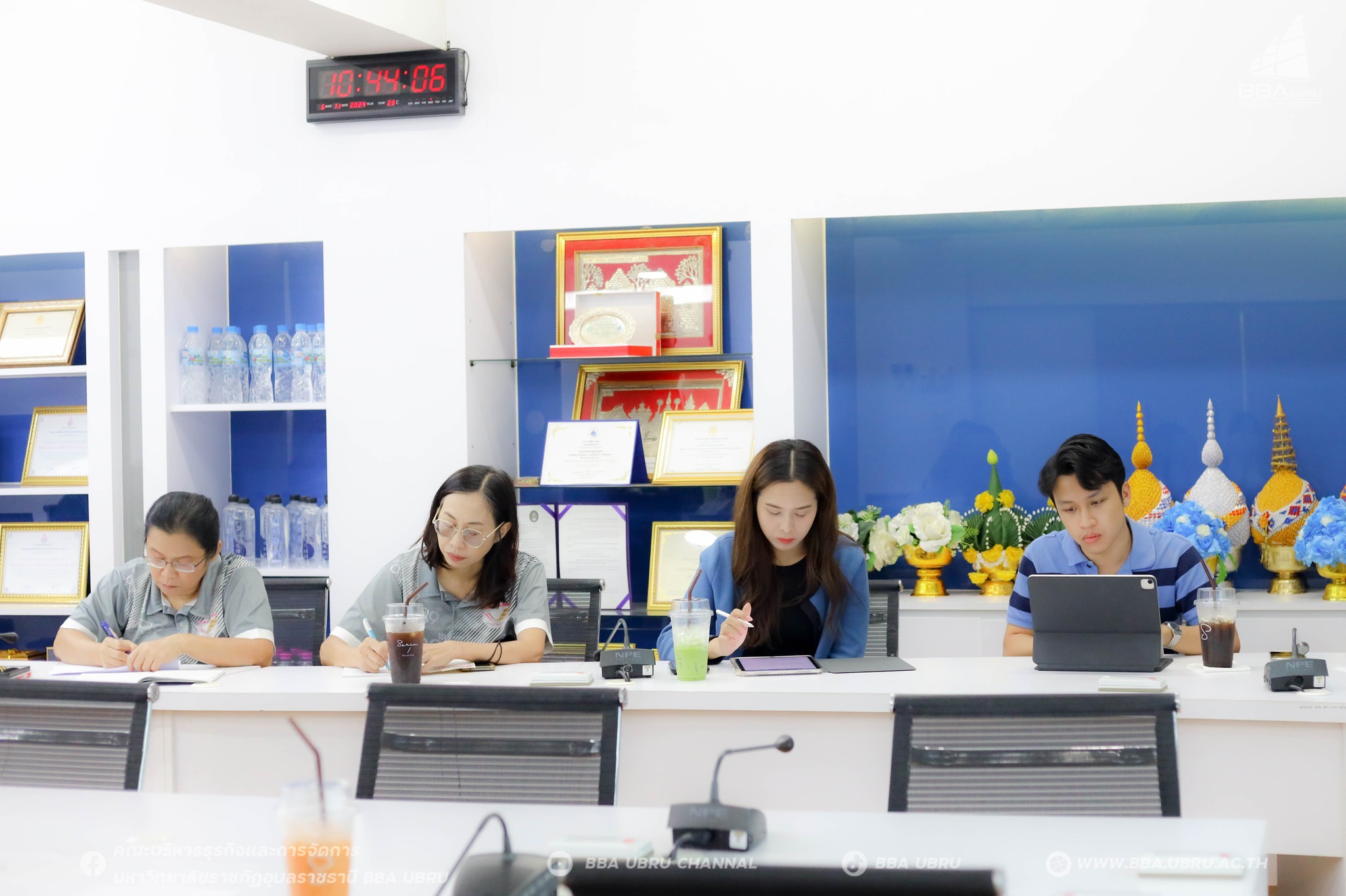 6 พ.ย. 67 ประชุมคณะกรรมการดำเนินงานโครงการพัฒนาสมรรถนะภาษาอังกฤษ ณ ห้องประชุมคณะฯ