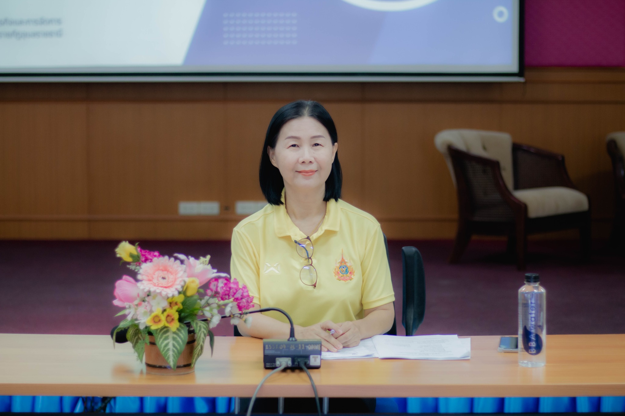 วันที่ 11 มี.ค. 67 รศ.ดร.ประนอม คำผา คณบดีคณบริหารธุรกิจและการจัดการ พร้อมด้วยผู้บริหาร คณาจารย์ ร่วมการประชุมบุคลากรคณะบริหารธุรกิจและการจัดการ ครั้งที่ 1/2567 ณ ห้องประชุม ชั้น 3 อาคารอินทนิล คณะบริหารธุรกิจและการจัดการ มหาวิทยาลัยราชภัฏอุบลราชธานี