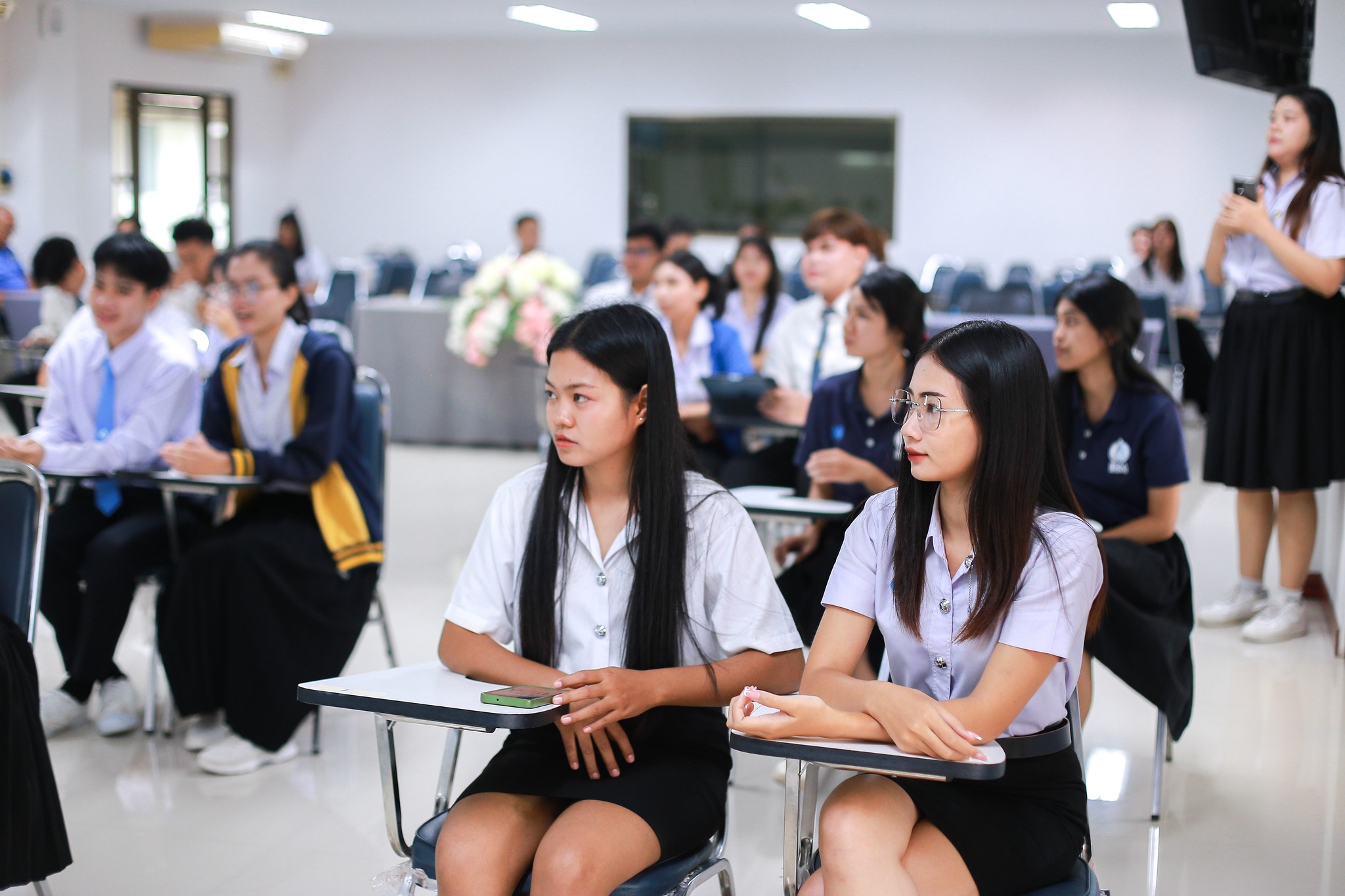 4 ก.ย. 67ณ ห้อง 15-204 คณะบริหารธุรกิจและการจัดการ มหาวิทยาลัยราชภัฏอุบลราชธานี การแข่งขันตอบปัญหาวิชาการจัดการธุรกิจระหว่างประเทศ