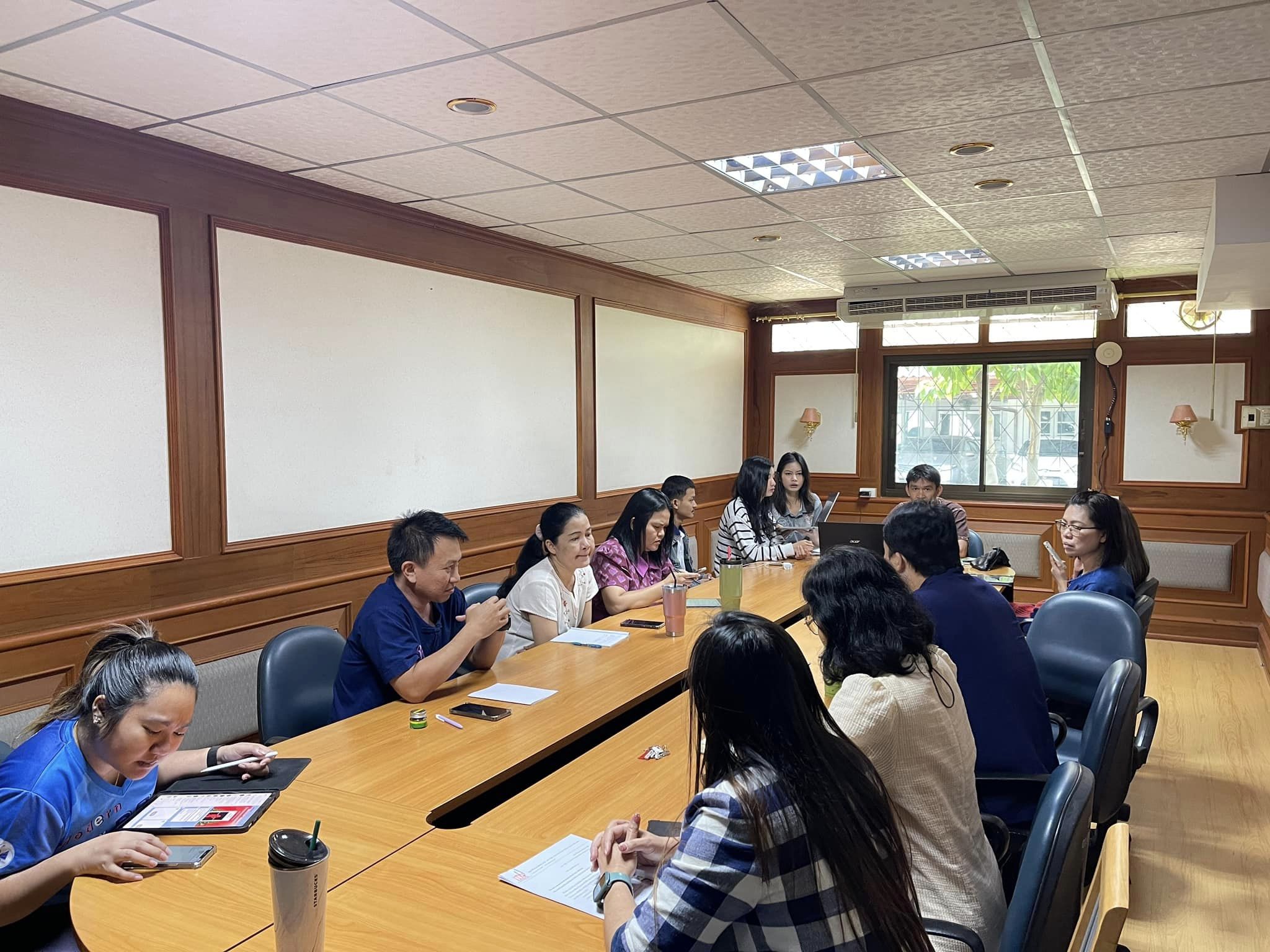 เราพร้อมม!ประชุมคณะกรรมการจัดการแข่งขัน เพื่อเตรียมความพร้อมจัดการแข่งขันกีฬา BBA Sport Smart กีฬานักศึกษาคณะบริหารธุรกิจและการ