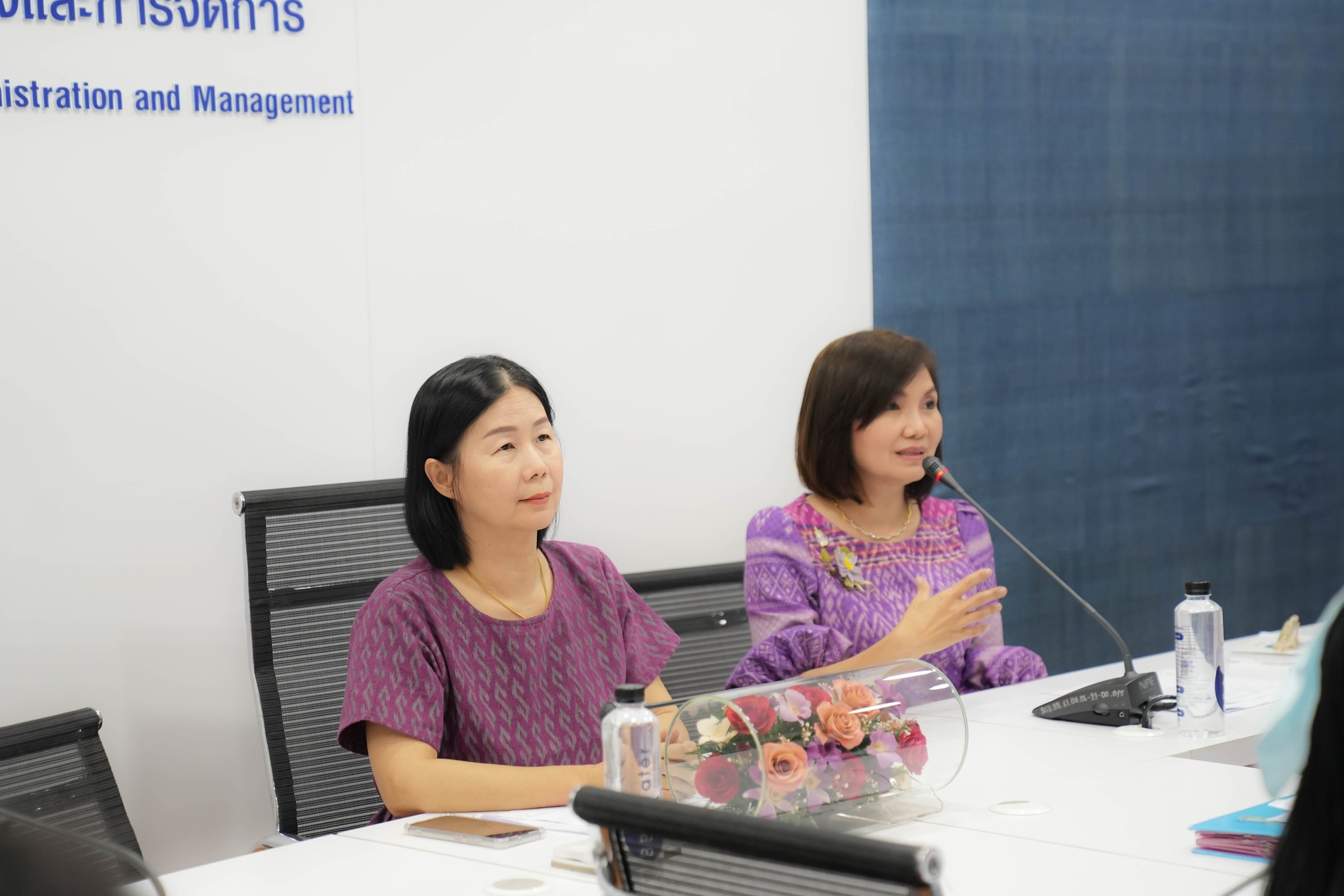 วันศุกร์ที่ 16 กุมภาพันธ์ 2567 รศ.ดร.ประนอม คำผา คณบดี และ รศ.ดร.ปิยกนิฏฐ์ โชติวนิช รองคณบดีฝ่ายบริหาร และบุคลากรสำนักงานคณบดีและงานอาคารคณะบริหารธุรกิจและการจัดการ ประชุมเพื่อเตรียมความพร้อมในการรับสมเด็จพระเจ้าลูกเธอ เจ้าฟ้าสิริวัณณวรี นารีรัตนราชกัญ