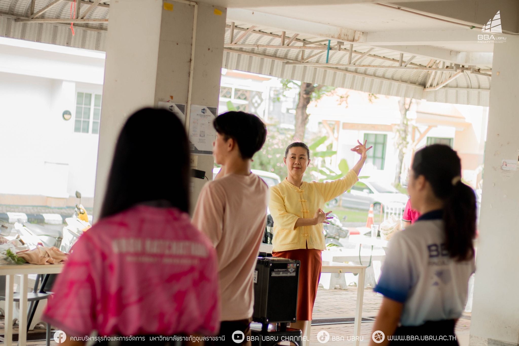 16 ก.ค. 67 รองศาสตราจารย์ ดร.ประนอม คำผา คณบดีคณะบริหารธุรกิจและการจัดการ ร่วมให้กำลังใจ