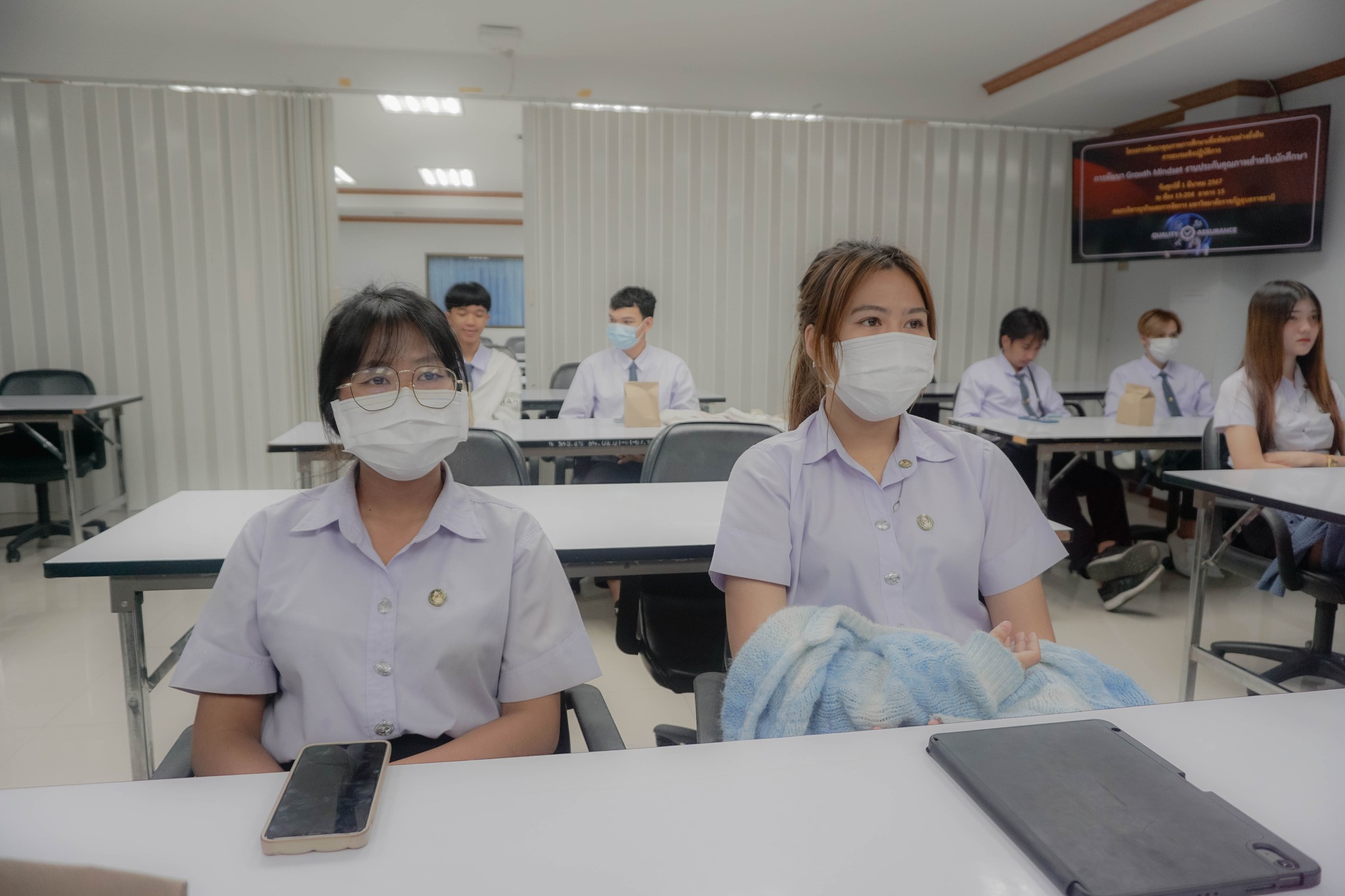 จกรรมอบรมให้ความรู้และทักษะด้านการประกันคุณภาพแก่นักศึกษา