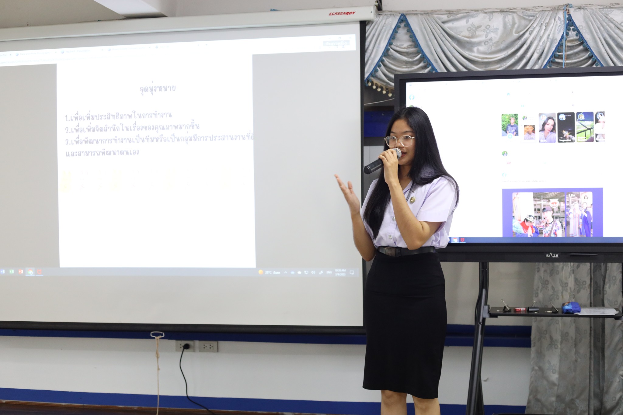 วันที่ 9 มีนาคม 2566 show case สาขาวิชานิเทศศาสตร์