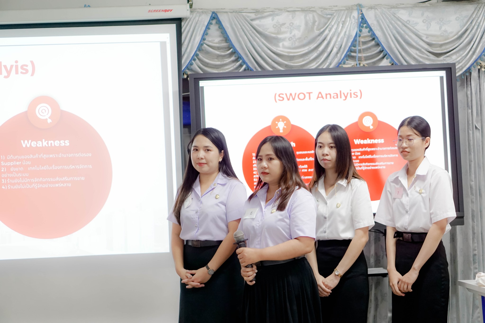 การนำเสนอแผนพัฒนาองค์กร รายวิชาฝึกประสบการณ์วิชาชีพบริหารธุรกิจ (กศ.บป.) ภาคเรียนที่ 2/2566