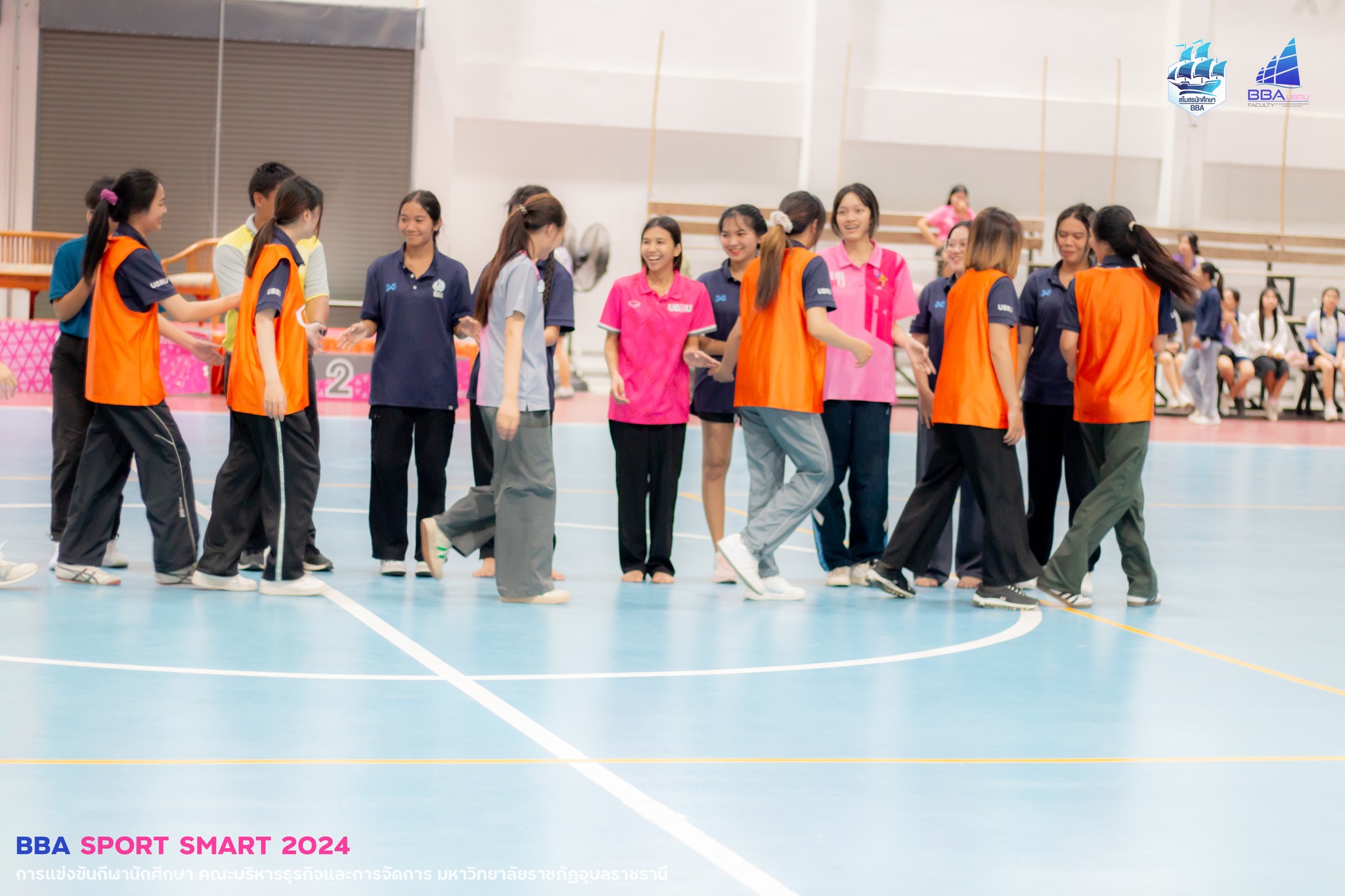 การแข่งขันแชร์บอล ?BBA SPORTS 2024? วันที่ 8 ม.ค. 67 #BBASPORTS2024 บรรยากาศการแข่งขันกีฬาแชร์บอล ในการแข่งขันกีฬานักศึกษา คณะบริหารธุรกิจและการจัดการ ?BBA SPORTS 2024? ณ สนาม Indoor Stadium มหาวิทยาลัยราชภัฏอุบลราชธานี