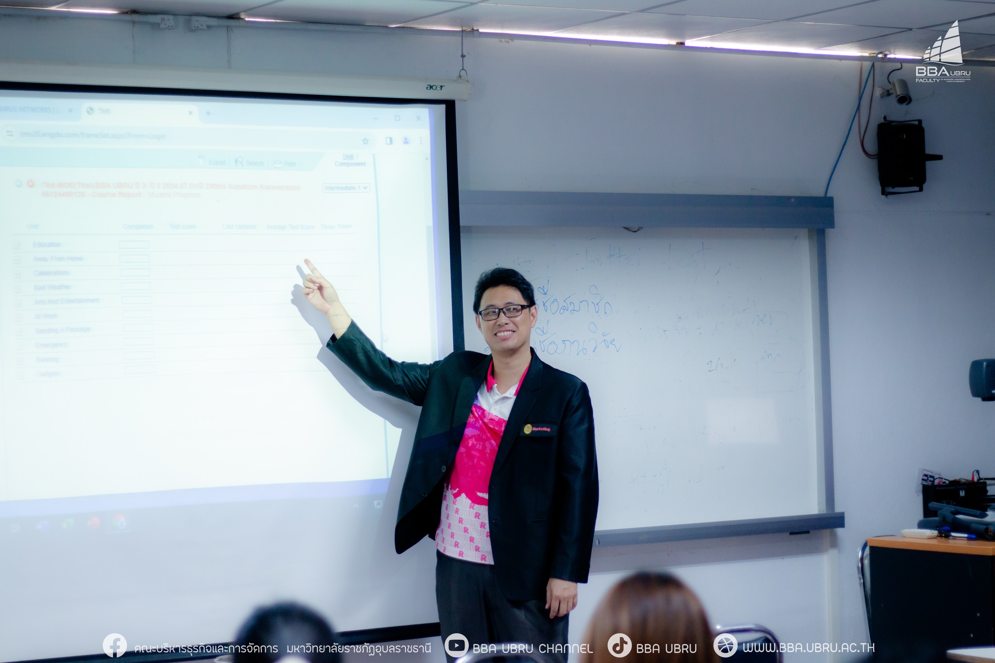 จัดอบรมเชิงปฏิบัติการ หัวข้อ การให้ความรู้ด้านภาษาอังกฤษ