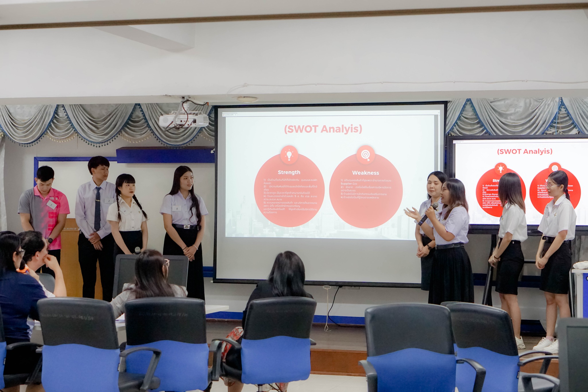 การนำเสนอแผนพัฒนาองค์กร รายวิชาฝึกประสบการณ์วิชาชีพบริหารธุรกิจ (กศ.บป.) ภาคเรียนที่ 2/2566