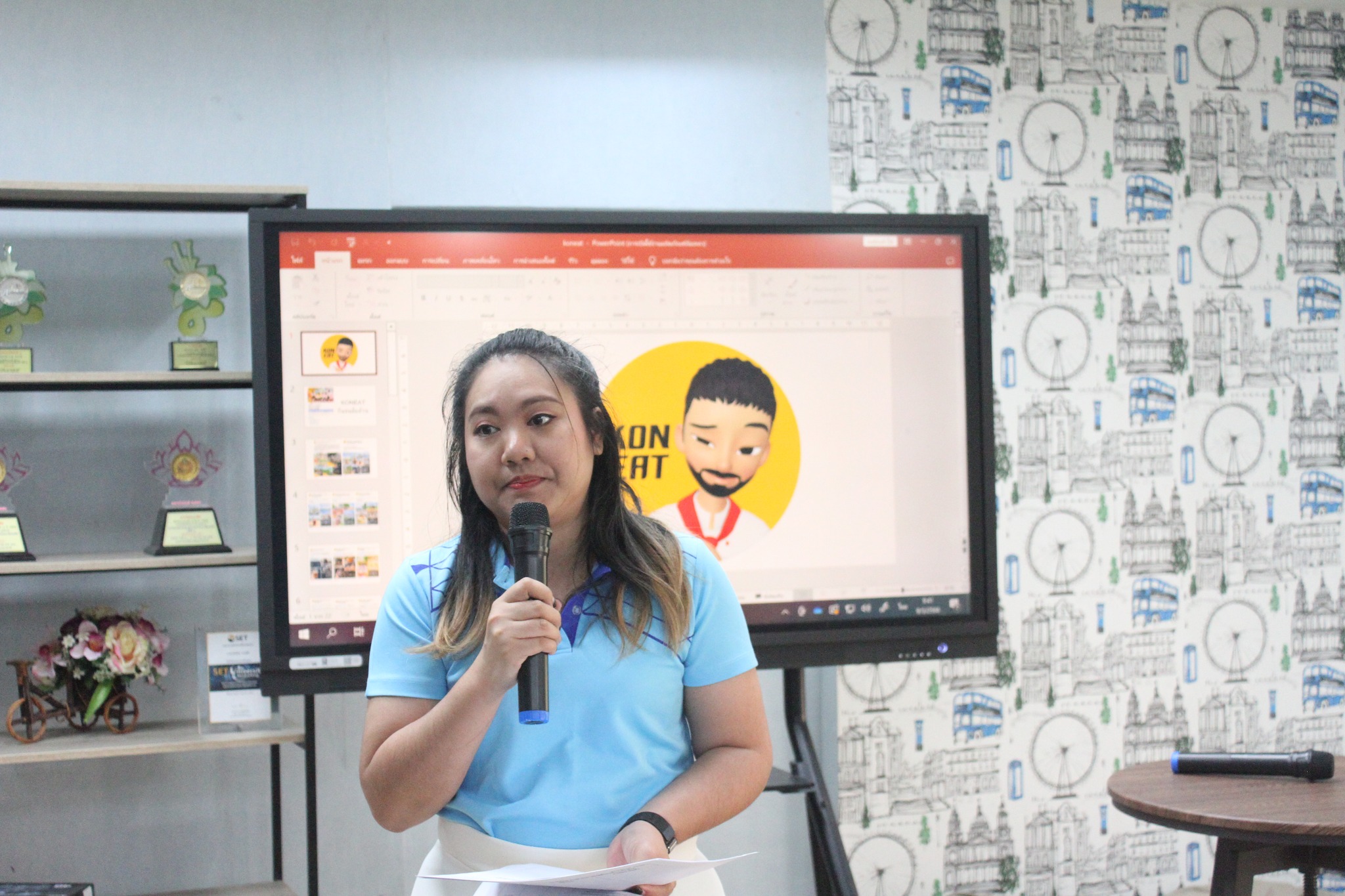 วันที่ 9 มี.ค. 66 กิจกรรมอบรมเชิงปฏิบัติการเป้าหมายอาชีพ อาชีพการออกแบบและพัฒนา Content ทางธุรกิจ