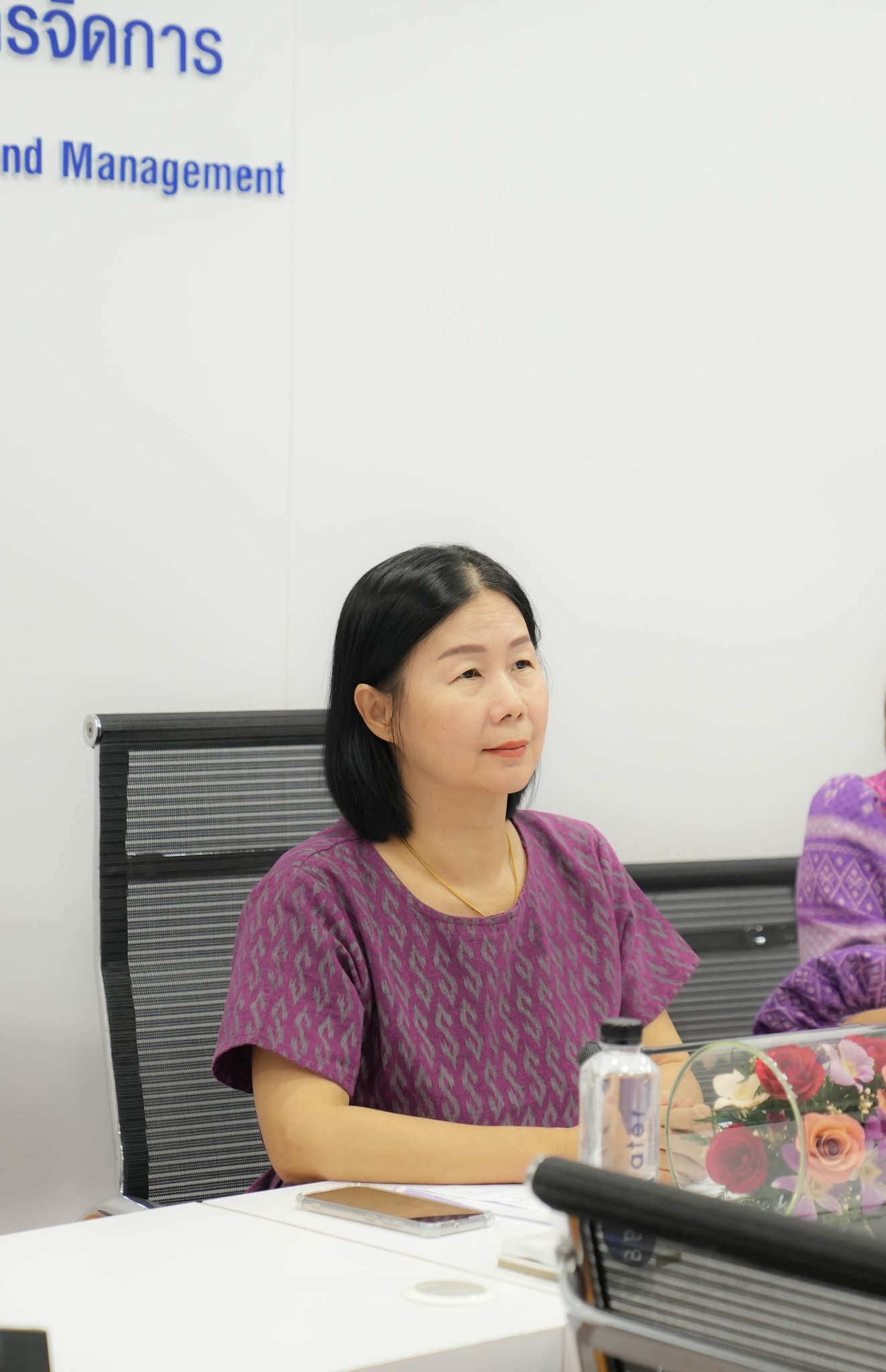 วันศุกร์ที่ 16 กุมภาพันธ์ 2567 รศ.ดร.ประนอม คำผา คณบดี และ รศ.ดร.ปิยกนิฏฐ์ โชติวนิช รองคณบดีฝ่ายบริหาร และบุคลากรสำนักงานคณบดีและงานอาคารคณะบริหารธุรกิจและการจัดการ ประชุมเพื่อเตรียมความพร้อมในการรับสมเด็จพระเจ้าลูกเธอ เจ้าฟ้าสิริวัณณวรี นารีรัตนราชกัญ