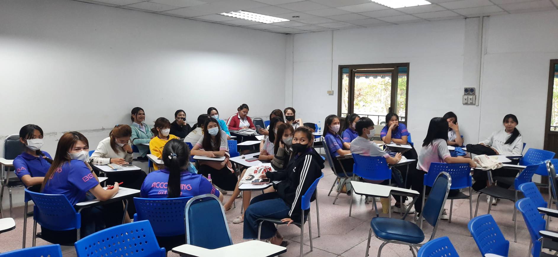 วันที่ 7 และ 13 -14 ก.พ. 65 สาขาวิชาการบัญชี อาจารย์ที่ปรึกษาพบนักศึกษา กิจกรรม การ Coaching นักศึกษาด้วยเครื่องมือวิศวกรสังคม