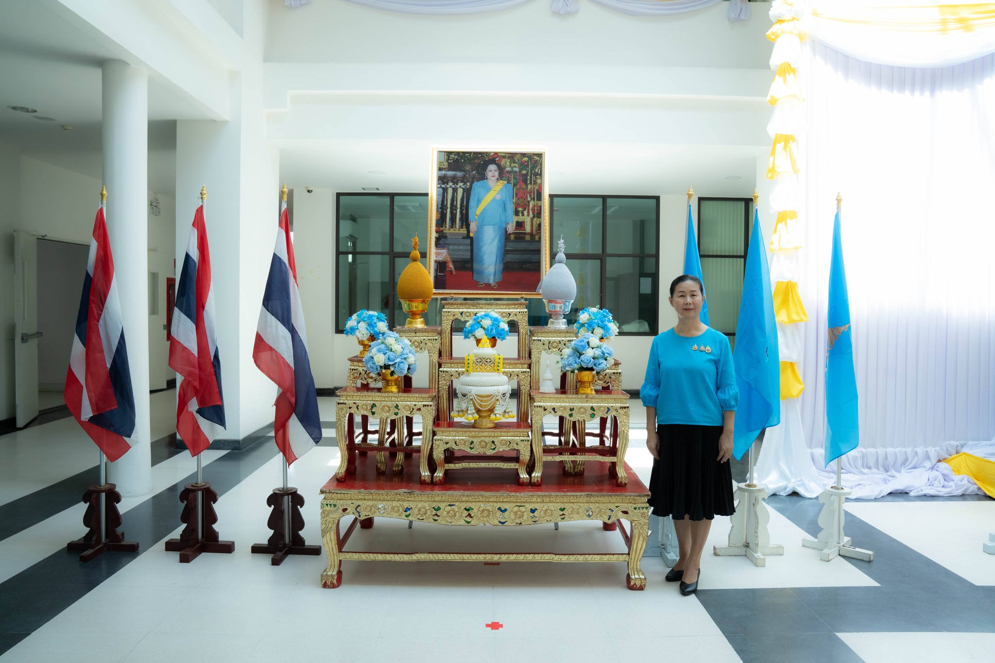 ๑๔ ส.ค. ๖๗ ณ โถงชั้น ๑ อาคารเรียนและปฏิบัติการ ลงนามถวายพระพร ?สมเด็จพระพันปีหลวง?