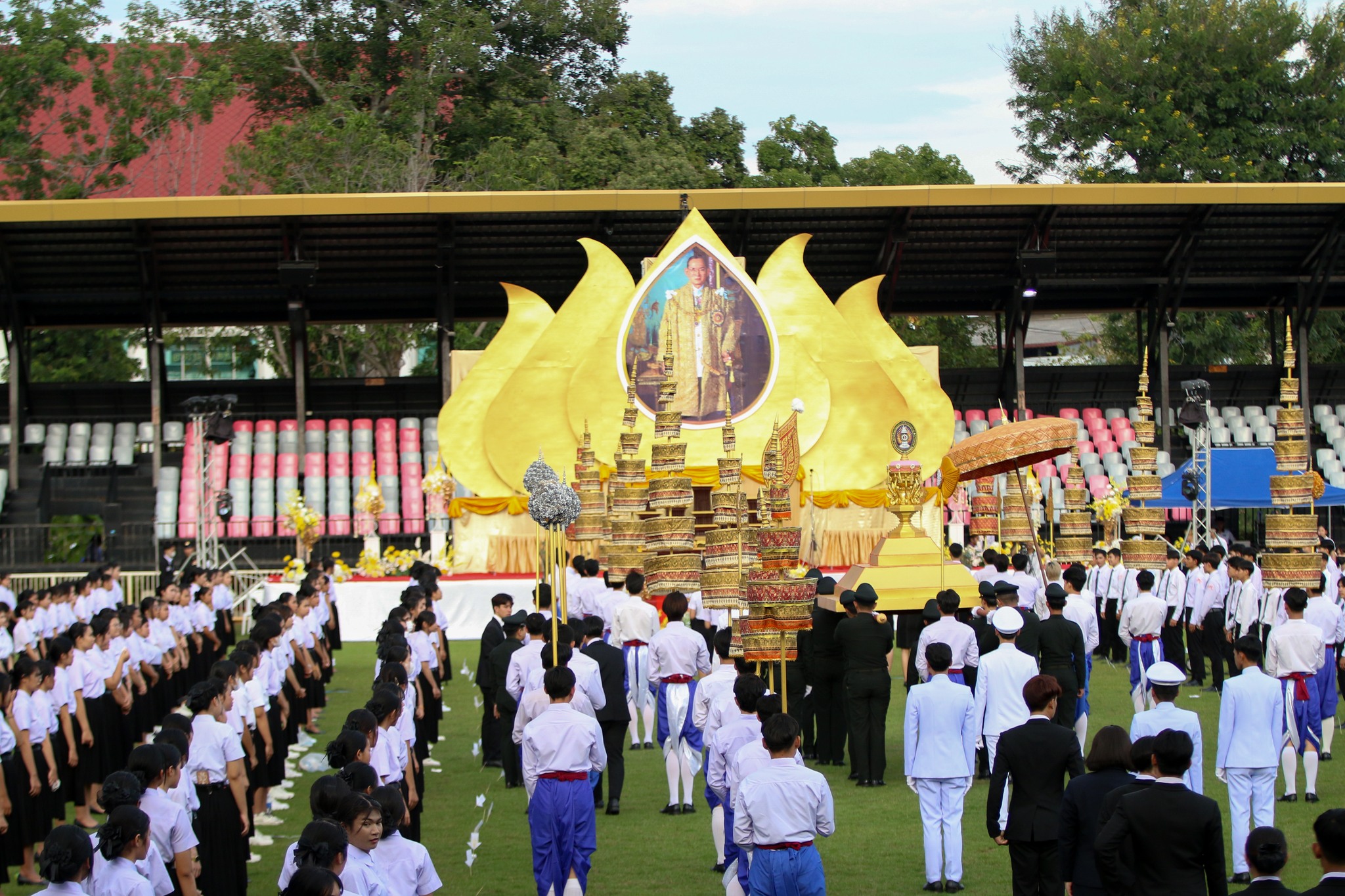 ๑ กันยายน ๒๕๖๖ องค์การบริหารนักศึกษา จัดพิธีอัญเชิญตราพระราชลัญจกร และถวายสัตยาธิษฐาน ปฏิญาณตน