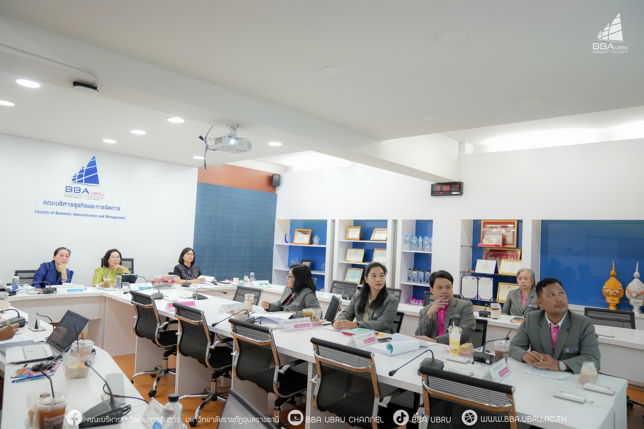 วันที่ 12 มิ.ย. 67 รับการประเมินคุณภาพการศึกษาภายใน ระดับหลักสูตร ประจำปีการศึกษา 2566 ?หลักสูตรบริหารธุรกิจบัณฑิต สาขาวิชาการจัดการทั่วไป?