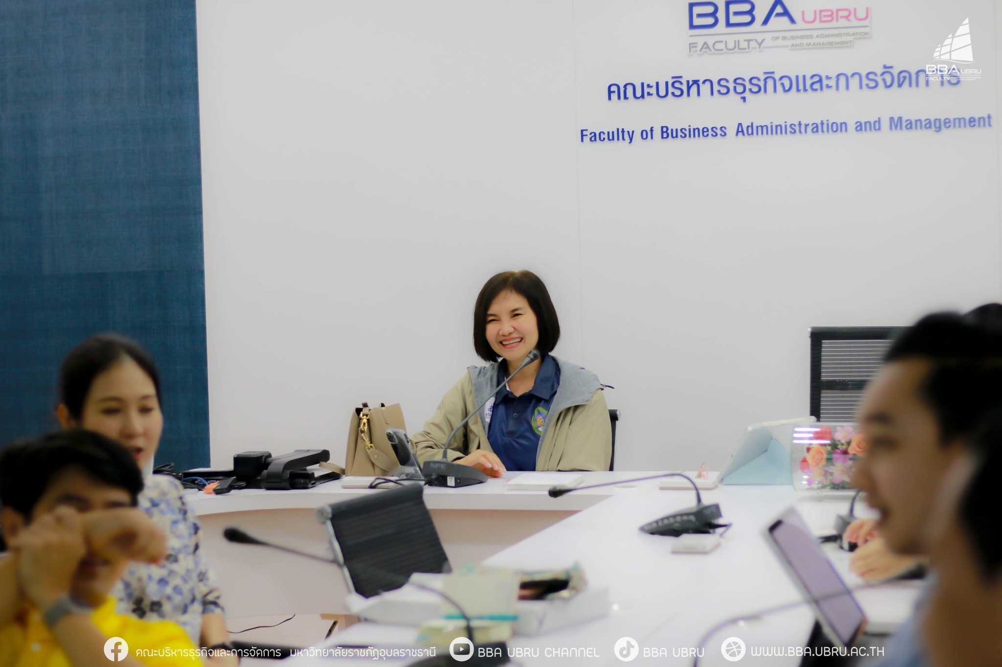 วันที่ 13 ก.ย. 67 ณ ห้องประชุมคณะ อาคารเรียน 8 คณะบริหารธุรกิจและการจัดการ มหาวิทยาลัยราชภัฏอุบลราชธานี ประชุมคณะกรรมการสื่อสารองค์กร คณะบริหารธุรกิจและการจัดการ มหาวิทยาลัยราชภัฏอุบลราชธานี