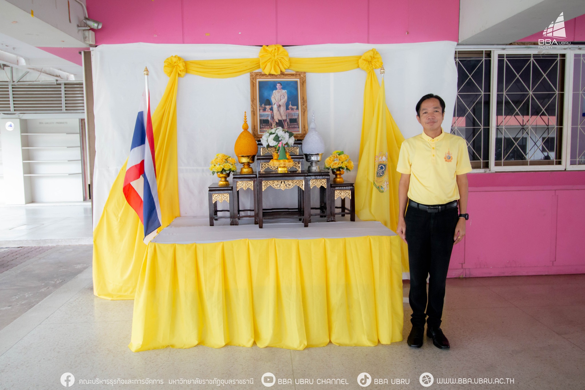 ๑๒ กรกฎาคม ๖๗ ณ อาคารเรียน ๘ สาขาวิชาการจัดการธุรกิจดิจิทัล ถวายพระพร พระบาทสมเด็จพระเจ้าอยู่หัว เนื่องในโอกาสวันเฉลิมพระชนมพรรษา