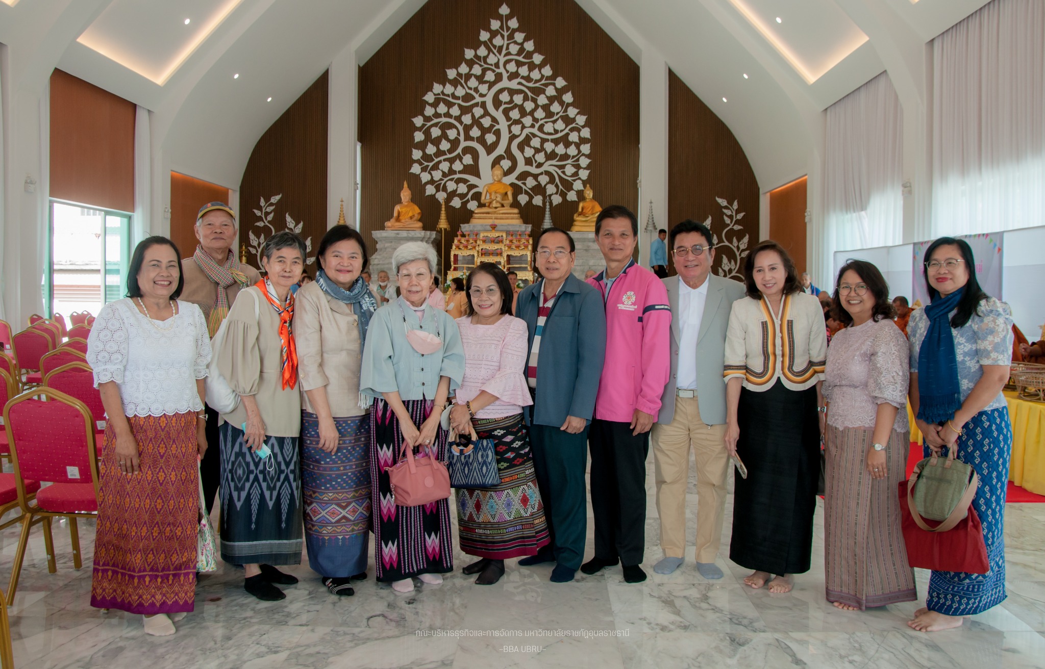พิธีทำบุญเลี้ยงพระ เนื่องในวันส่งท้ายปีเก่า ต้อนรับปีใหม่