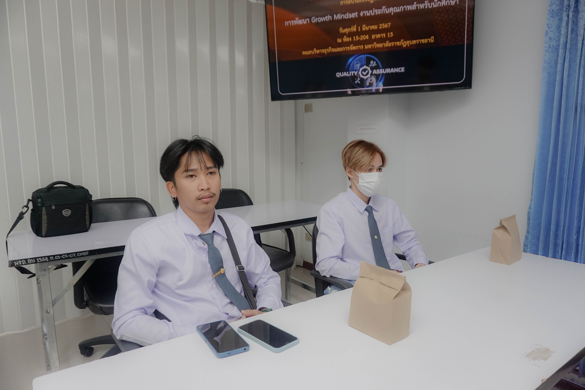 จกรรมอบรมให้ความรู้และทักษะด้านการประกันคุณภาพแก่นักศึกษา