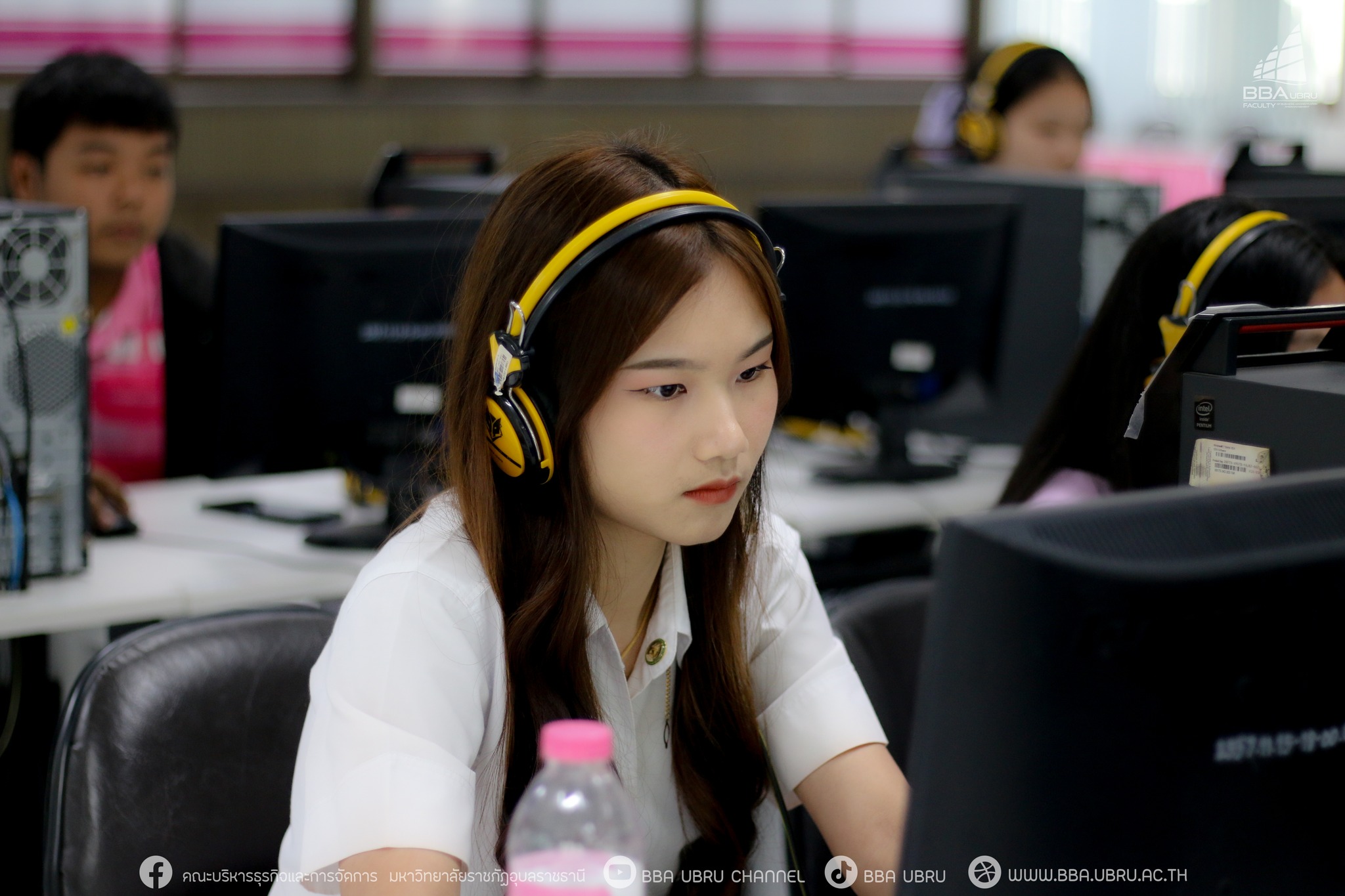 10 ก.ย. 67 ณ สำนักวิทยบริการและเทคโนโลยีสารสนเทศ มหาวิทยาลัยราชภัฏอุบลราชธานี การทดสอบวัดระดับความสามารถทางด้านภาษาอังกฤษ Common European Framework of Reference for Languages (CEFR) ให้กับนักศึกษาชั้นปีที่ 4