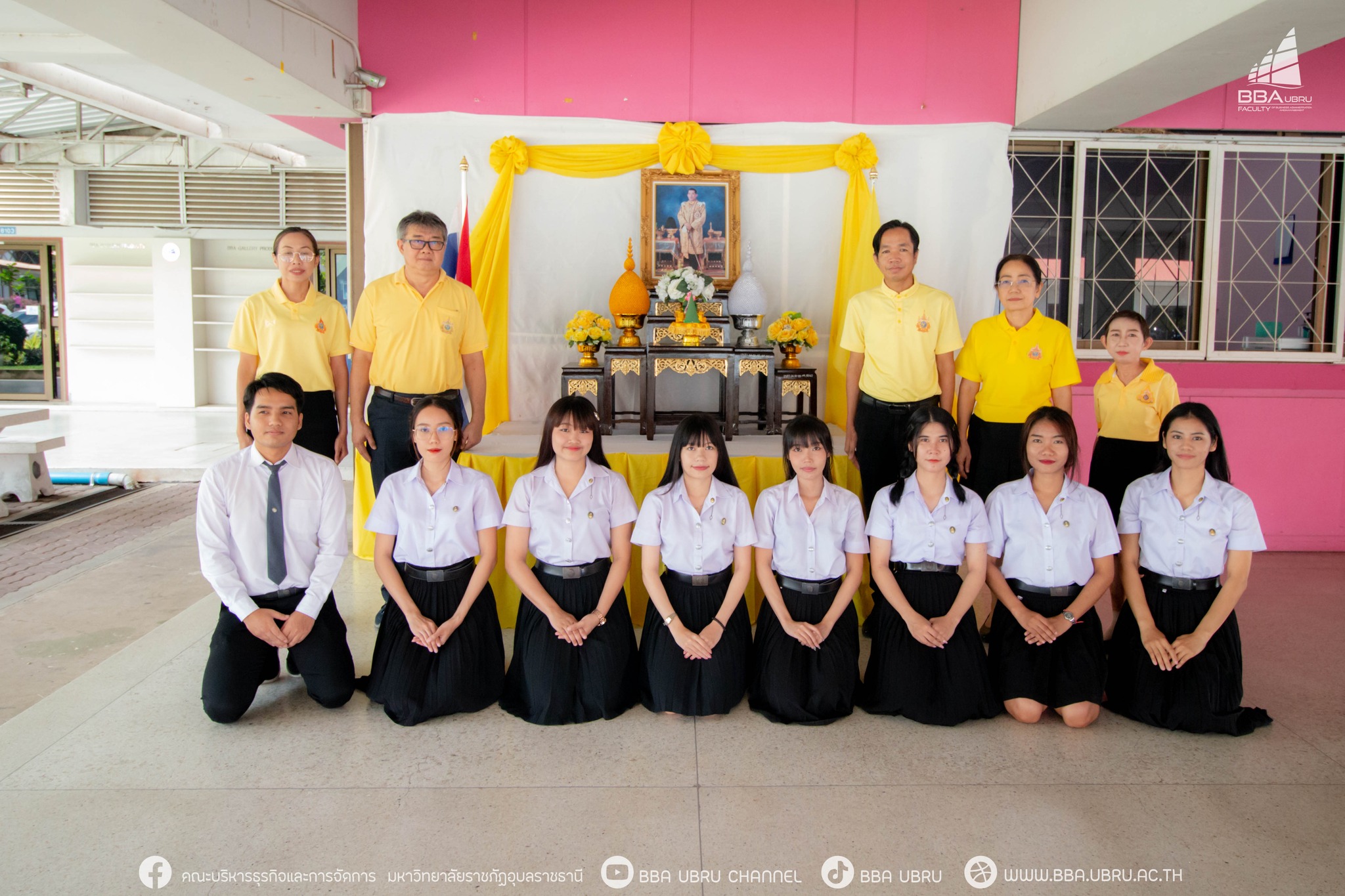 ๑๒ กรกฎาคม ๖๗ ณ อาคารเรียน ๘ สาขาวิชาการจัดการธุรกิจดิจิทัล ถวายพระพร พระบาทสมเด็จพระเจ้าอยู่หัว เนื่องในโอกาสวันเฉลิมพระชนมพรรษา