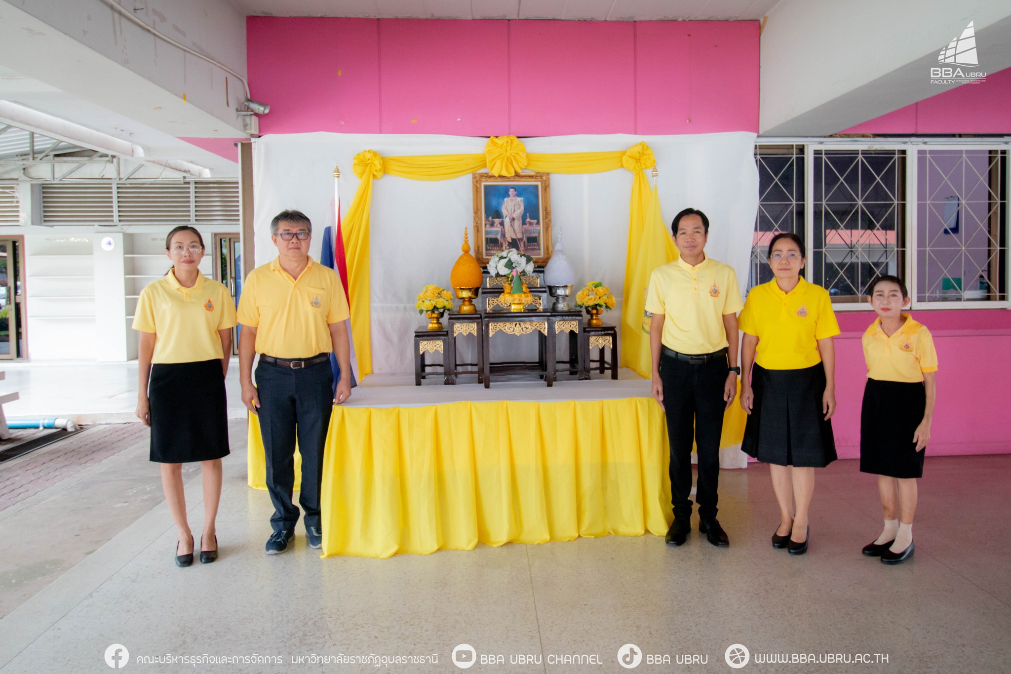 ๑๒ กรกฎาคม ๖๗ ณ อาคารเรียน ๘ สาขาวิชาการจัดการธุรกิจดิจิทัล ถวายพระพร พระบาทสมเด็จพระเจ้าอยู่หัว เนื่องในโอกาสวันเฉลิมพระชนมพรรษา