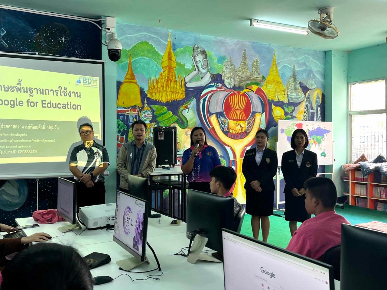 เมื่อวันที่ 12 และ 19 ม.ค. 67 ผู้ช่วยศาสตราจารย์พัฒนศักดิ์ ปทุมวัน และผู้ช่วยศาสตราจารย์อดุลยเดช ตันแก้ว ร่วมเป็นวิทยากรในการอบรมเชิงปฏิบัติการ