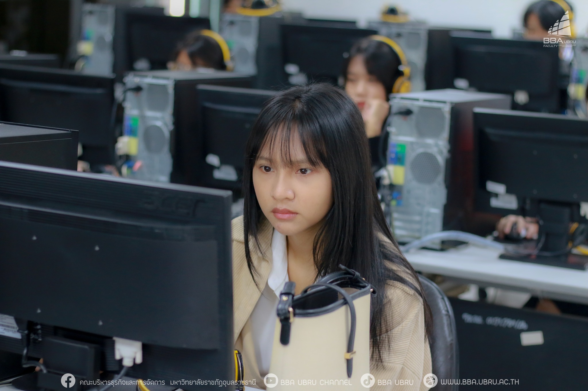 วันที่ 12 ก.ย. 67 ณ สำนักวิทยบริการและเทคโนโลยีสารสนเทศ มหาวิทยาลัยราชภัฏอุบลราชธานี การทดสอบวัดระดับความสามารถทางด้านภาษาอังกฤษ Common European Framework of Reference for Languages (CEFR) ให้กับนักศึกษาชั้นปีที่ 4