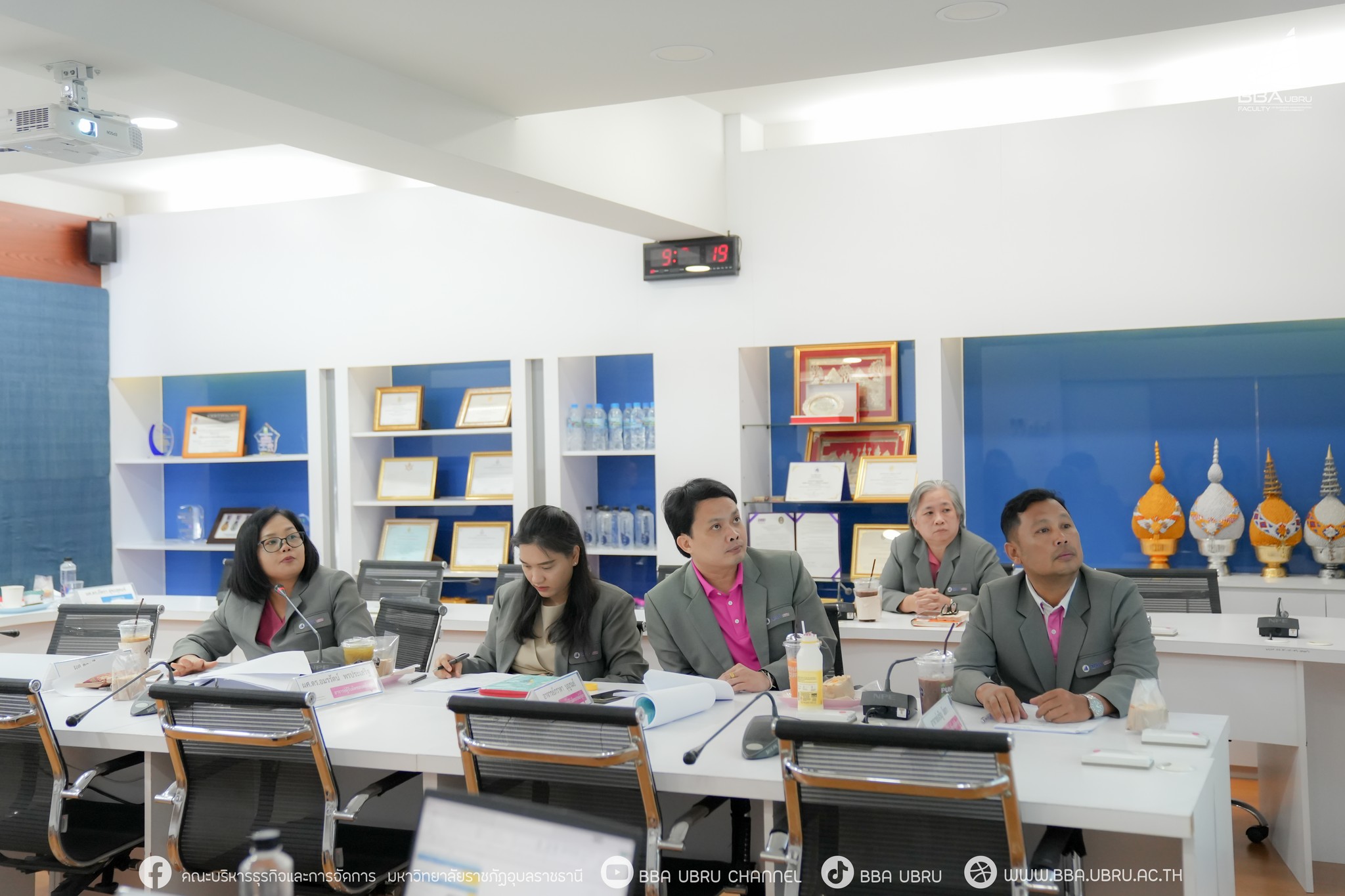 วันที่ 12 มิ.ย. 67 รับการประเมินคุณภาพการศึกษาภายใน ระดับหลักสูตร ประจำปีการศึกษา 2566 ?หลักสูตรบริหารธุรกิจบัณฑิต สาขาวิชาการจัดการทั่วไป?