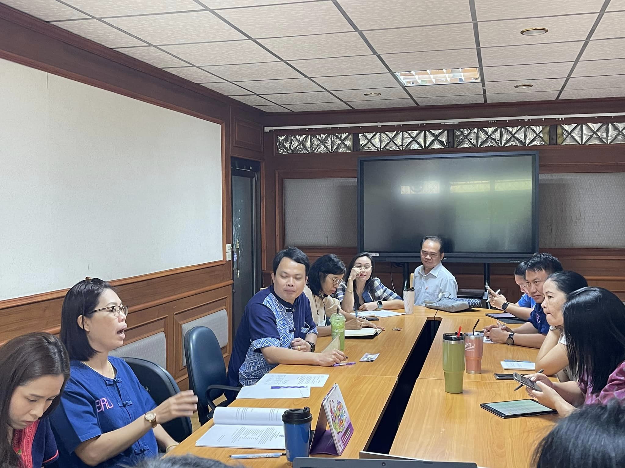 เราพร้อมม!ประชุมคณะกรรมการจัดการแข่งขัน เพื่อเตรียมความพร้อมจัดการแข่งขันกีฬา BBA Sport Smart กีฬานักศึกษาคณะบริหารธุรกิจและการ