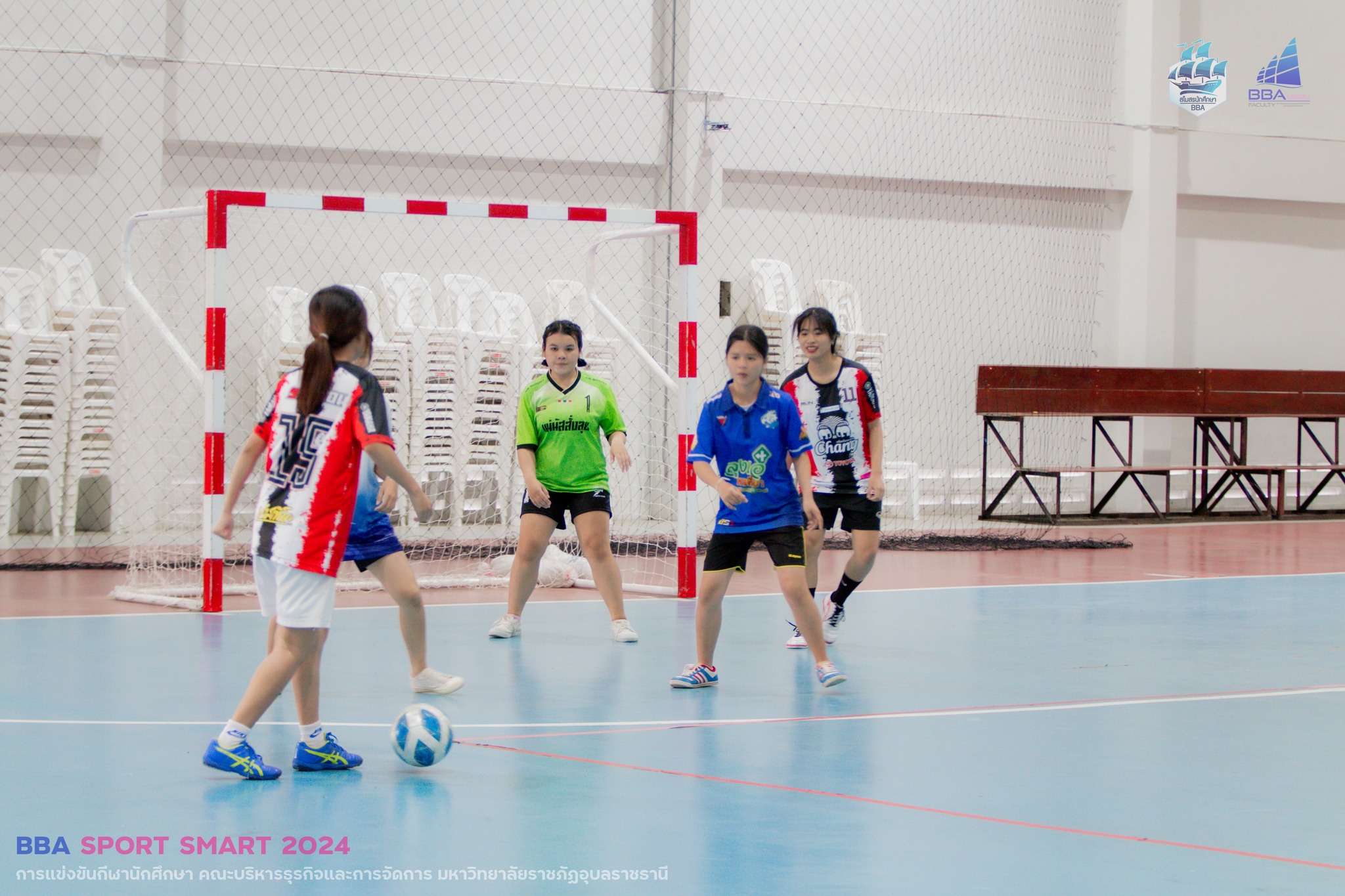 การแข่งขันฟุตซอล ?BBA SPORTS 2024? วันที่ 6 ม.ค. 67 #BBASPORTS2024 บรรยากาศการแข่งขันกีฬาฟุตซอล ในการแข่งขันกีฬานักศึกษา คณะบริหารธุรกิจและการจัดการ ?BBA SPORTS 2024? ณ สนาม Indoor Stadium มหาวิทยาลัยราชภัฏอุบลราชธานี